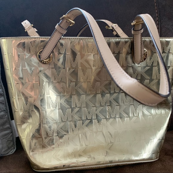 mk gold bag